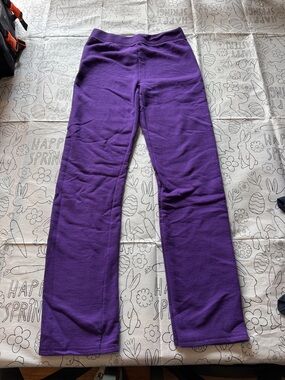 Hanes Kids Purple Fleece Joggers - Pull-On Comfort